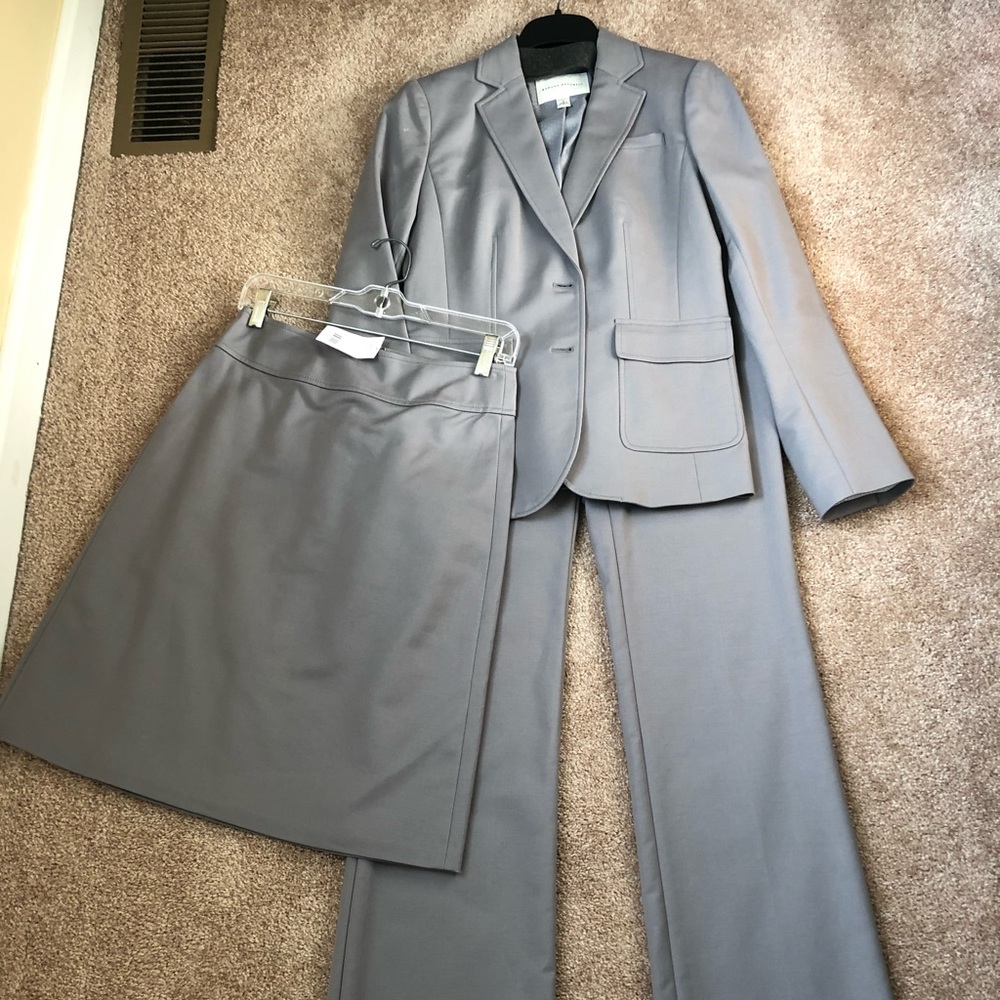Banana Republic Silver Blazer and Suit Set
